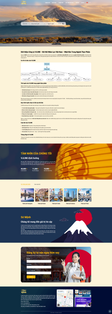 Thiết kế Website vjlink.vn