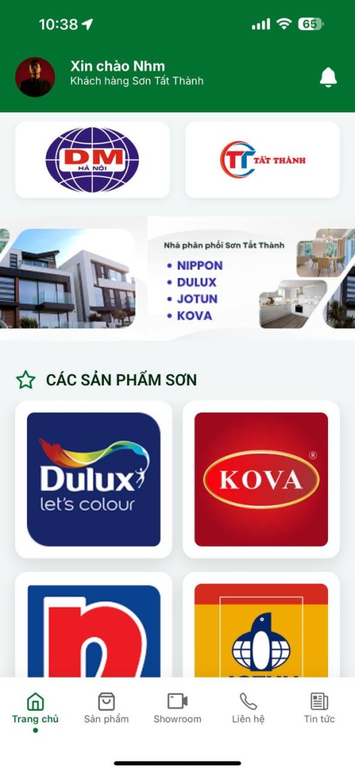 Dự Án Mobile App – Sơn Tất Thành